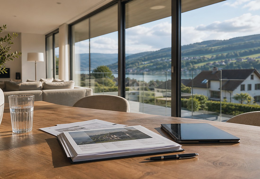 Visuel immobilier premium local pour Collex-Bossy