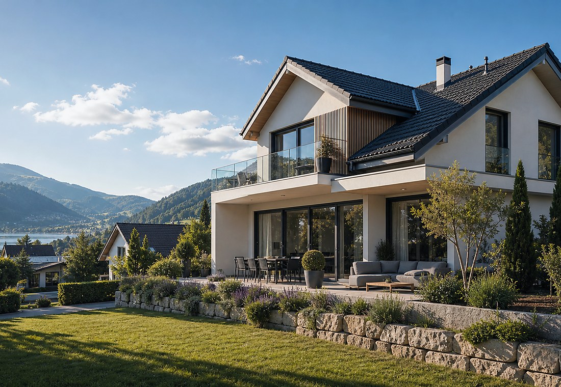 Visuel immobilier premium local pour Commugny