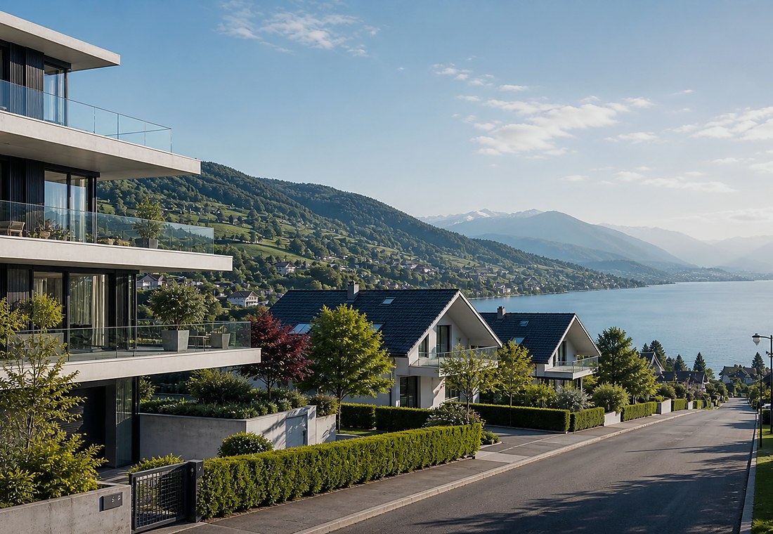 Visuel immobilier premium local pour Corgémont