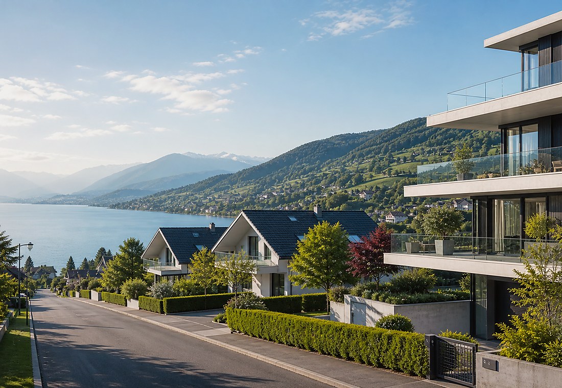 Visuel immobilier premium local pour Courchavon