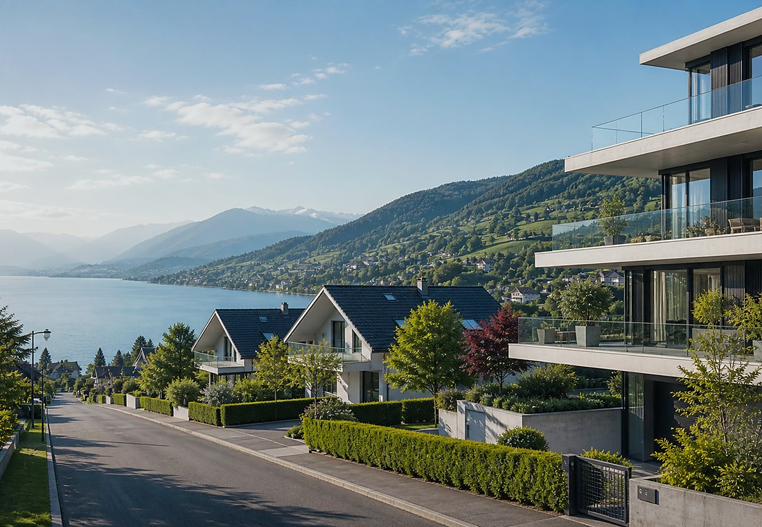Visuel immobilier premium local pour Cressier (NE)