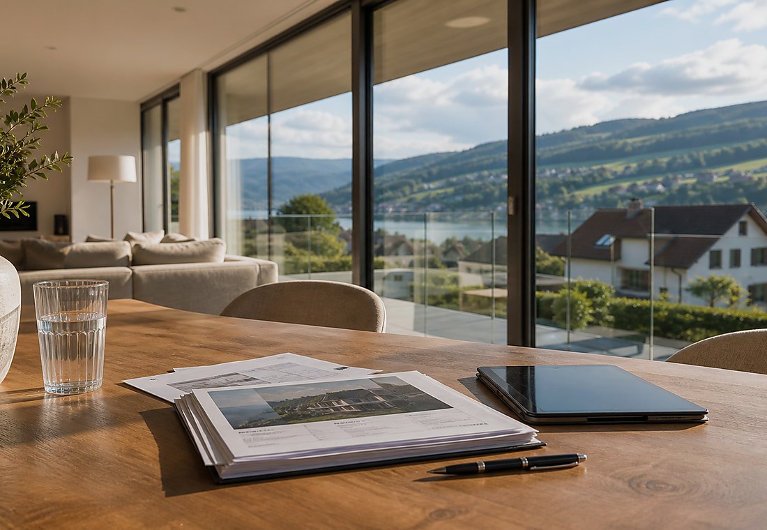 Visuel immobilier premium local pour Croy