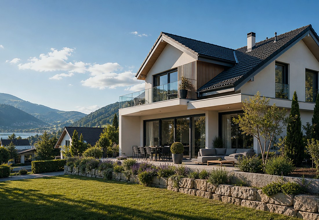 Visuel immobilier premium local pour Daillens