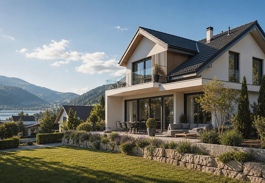 Visuel immobilier premium local pour Dättlikon