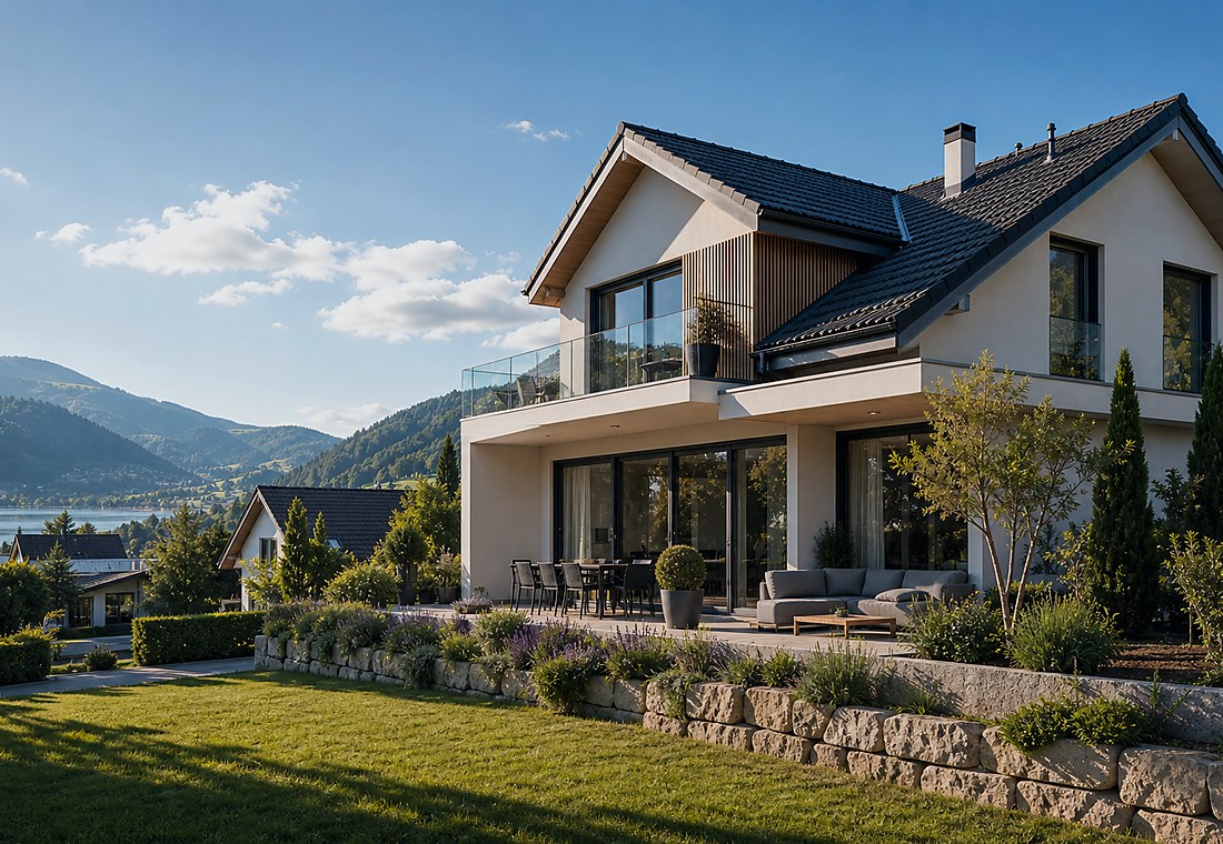 Visuel immobilier premium local pour Develier