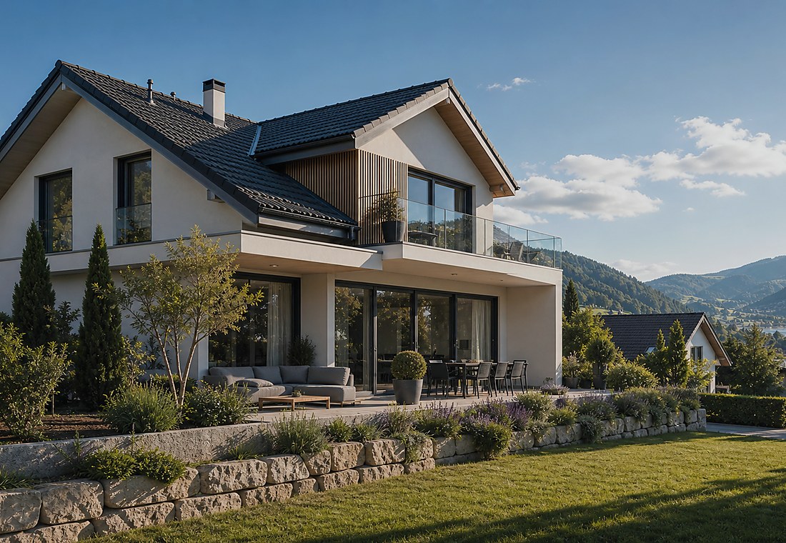 Visuel immobilier premium local pour Dierikon