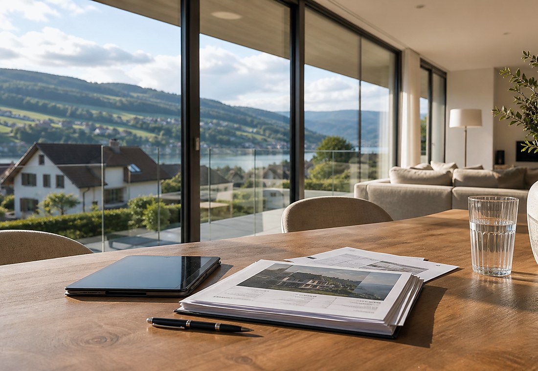 Visuel immobilier premium local pour Dorf
