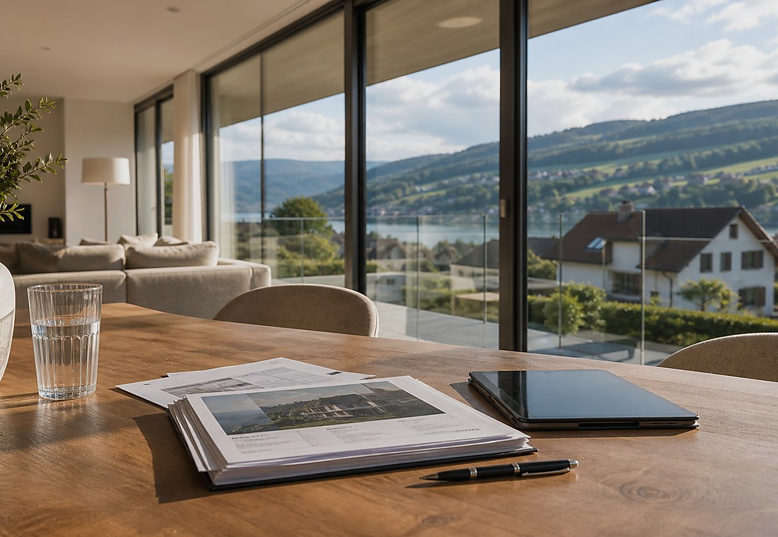 Visuel immobilier premium local pour Dornach