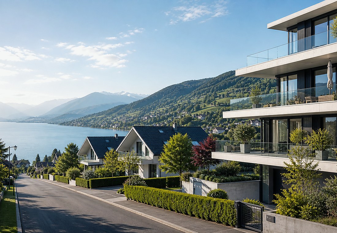 Visuel immobilier premium local pour Dürrenäsch