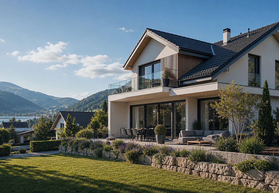 Visuel immobilier premium local pour Echandens