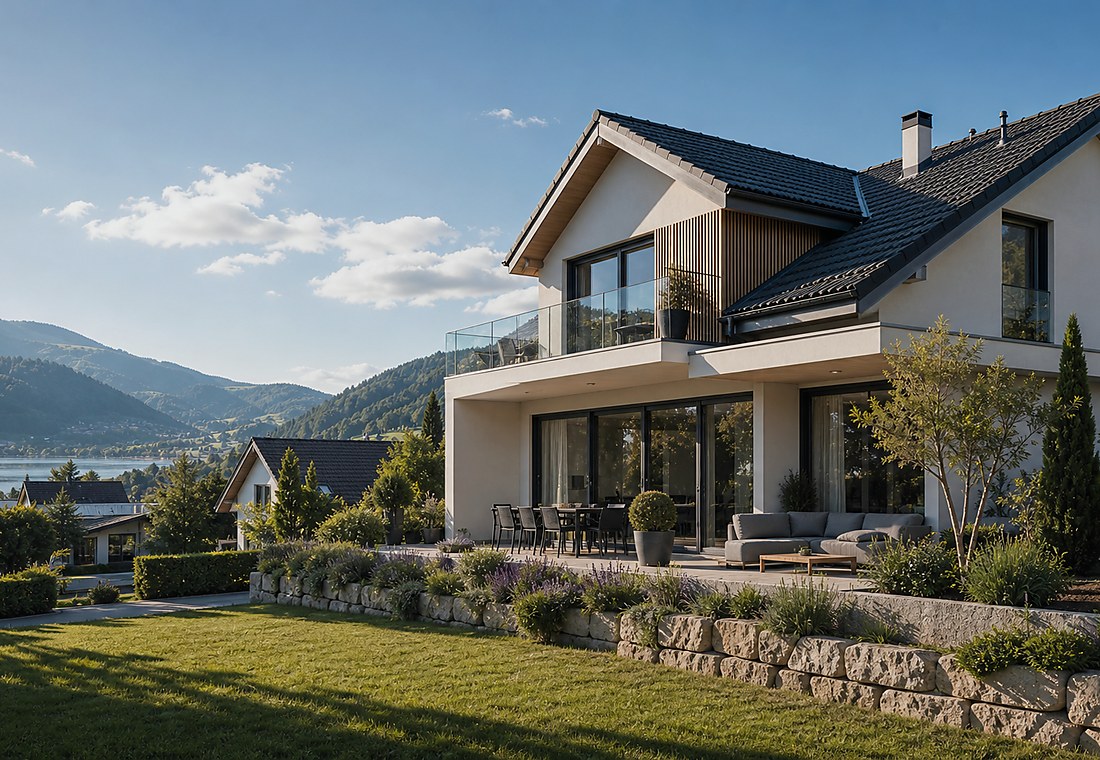 Visuel immobilier premium local pour Echarlens