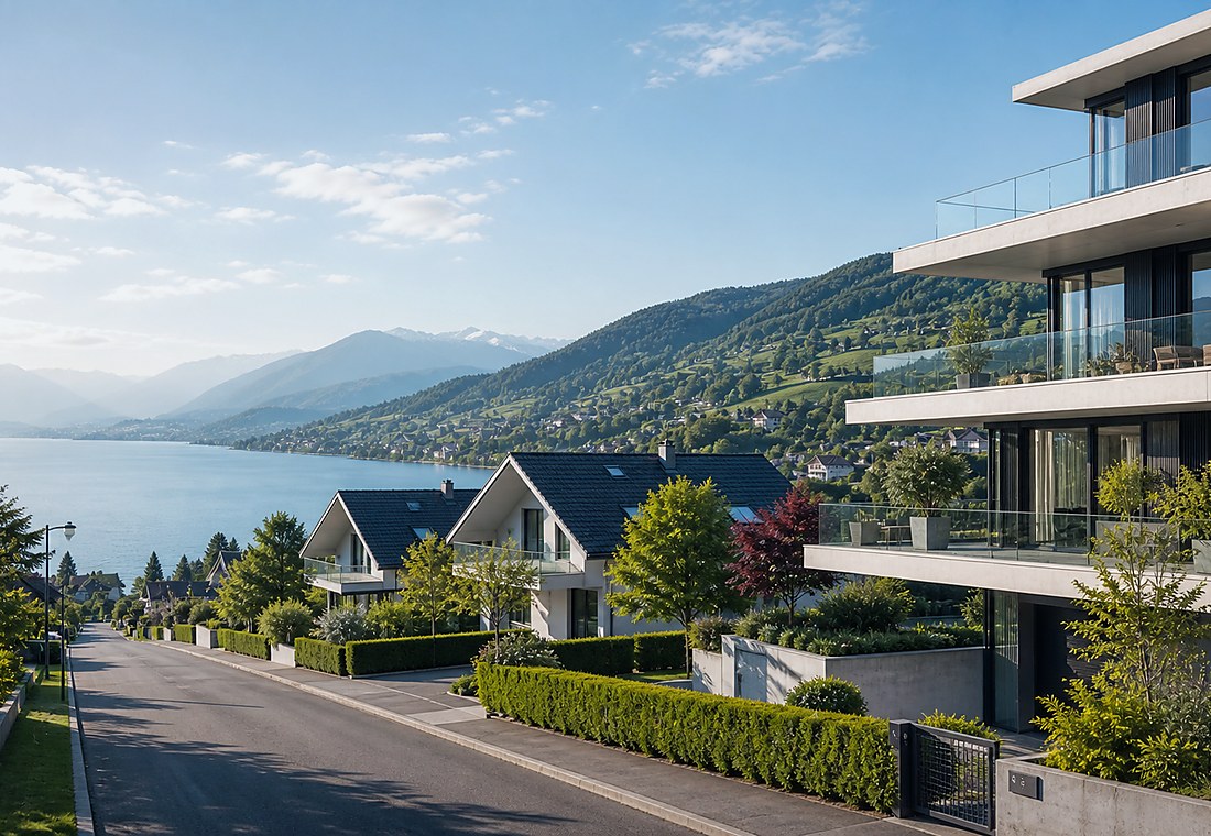 Visuel immobilier premium local pour Egnach