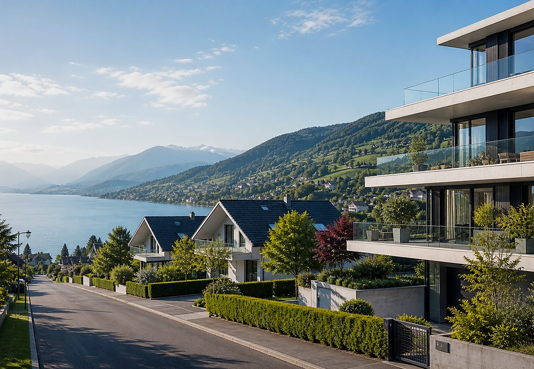 Visuel immobilier premium local pour Ellikon an der Thur