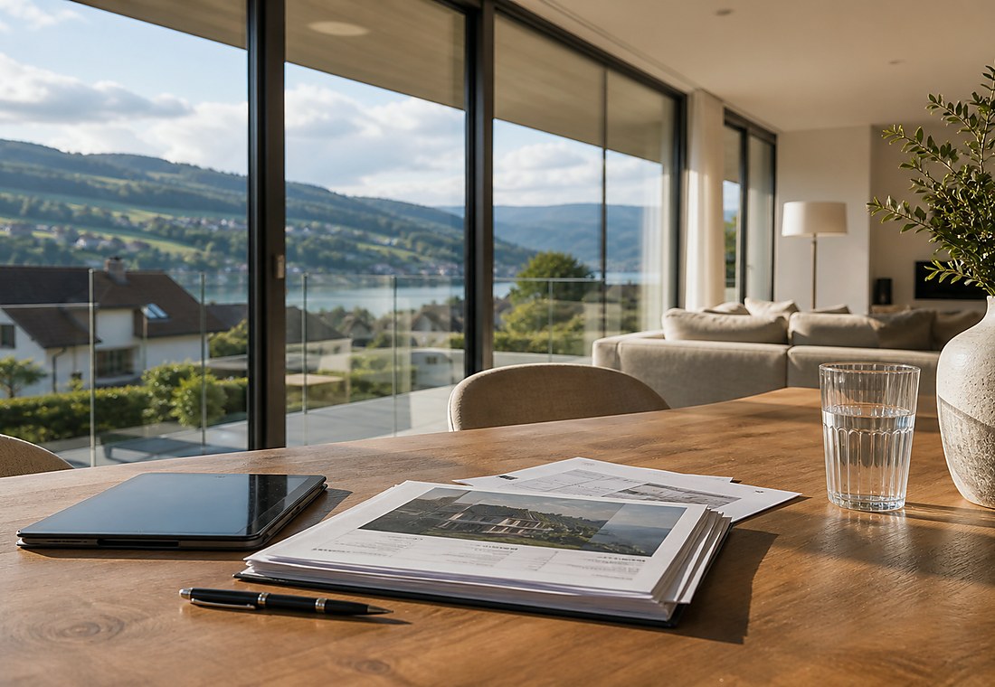 Visuel immobilier premium local pour Ennetbaden