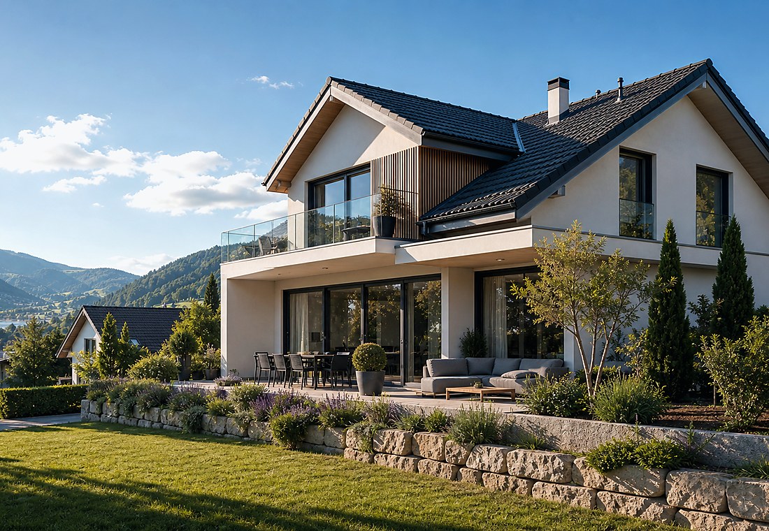 Visuel immobilier premium local pour Ennetbürgen