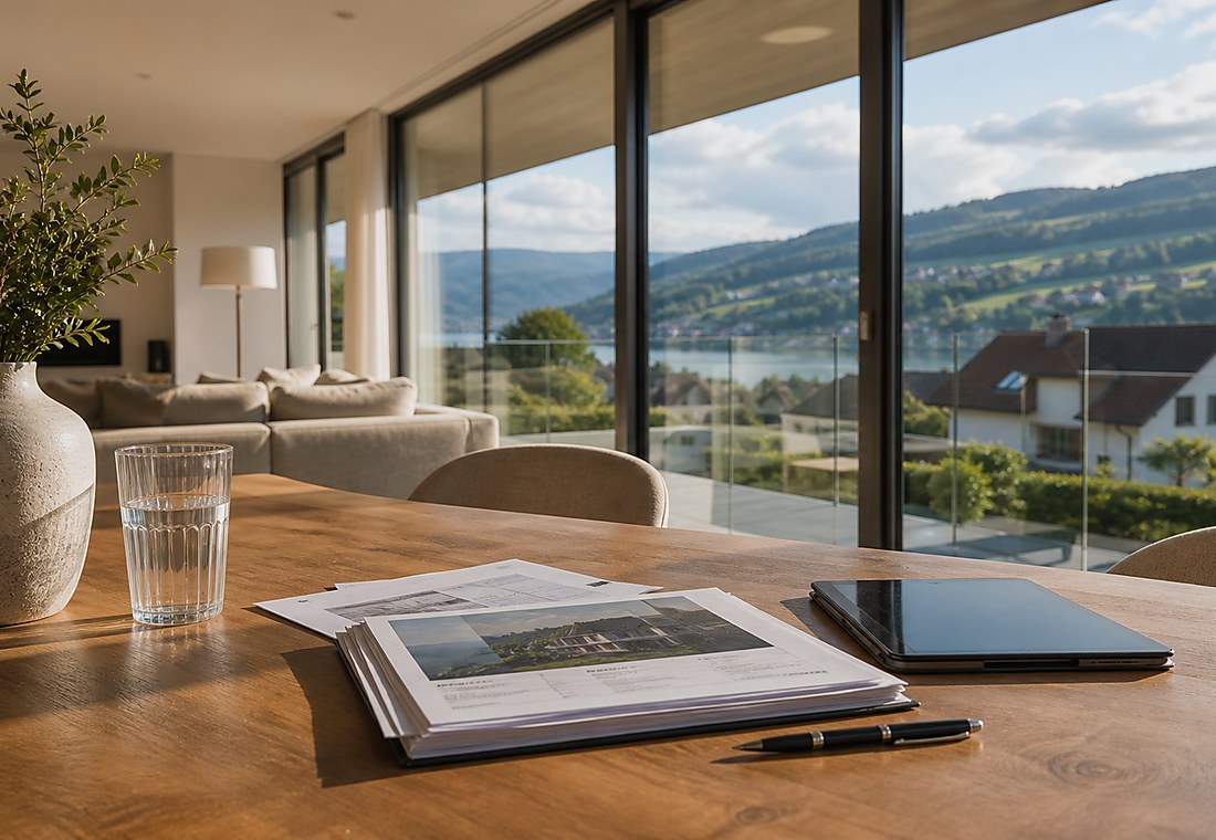 Visuel immobilier premium local pour Ergisch