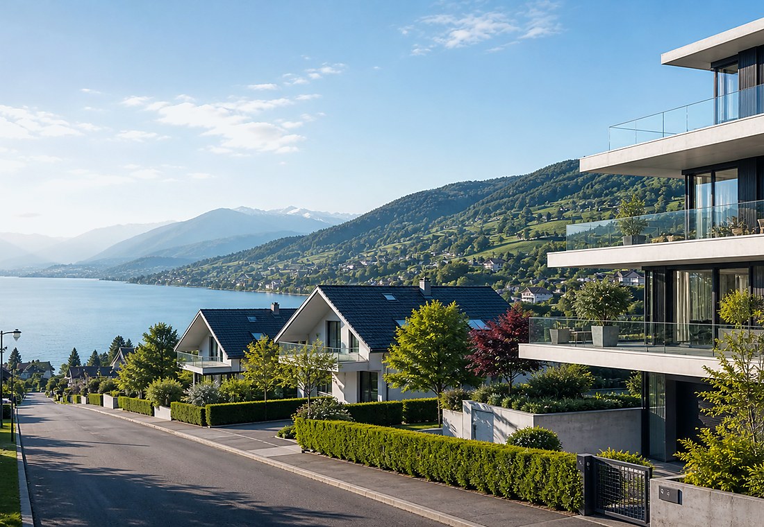Visuel immobilier premium local pour Eschenbach (SG)