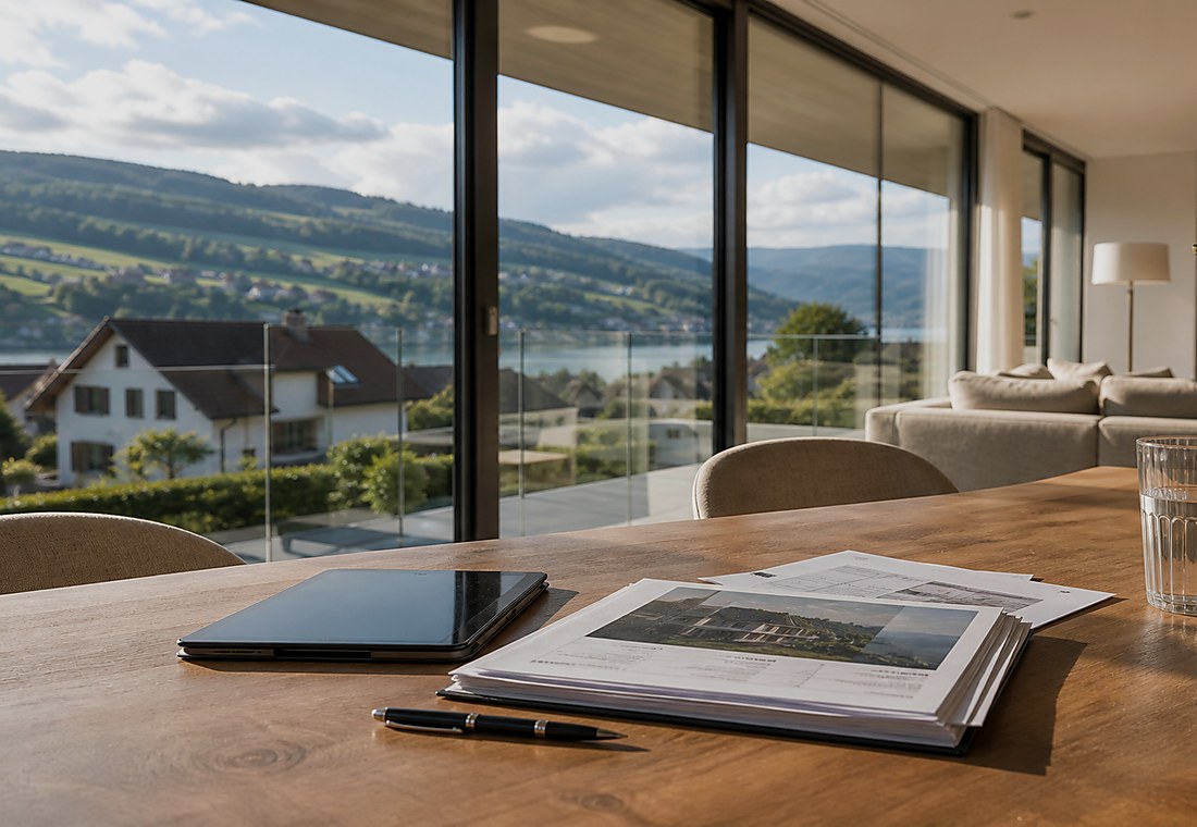 Visuel immobilier premium local pour Eschlikon