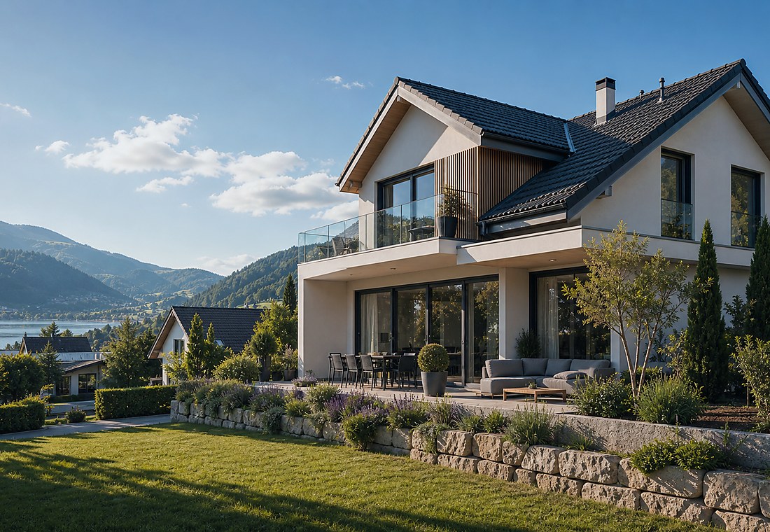 Visuel immobilier premium local pour Faido