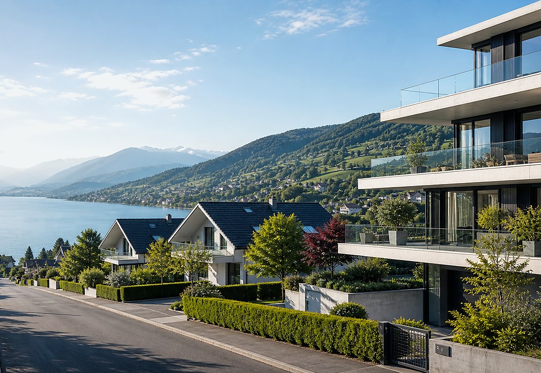 Visuel immobilier premium local pour Fehraltorf