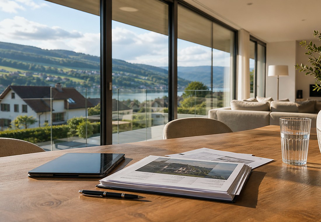 Visuel immobilier premium local pour Fläsch