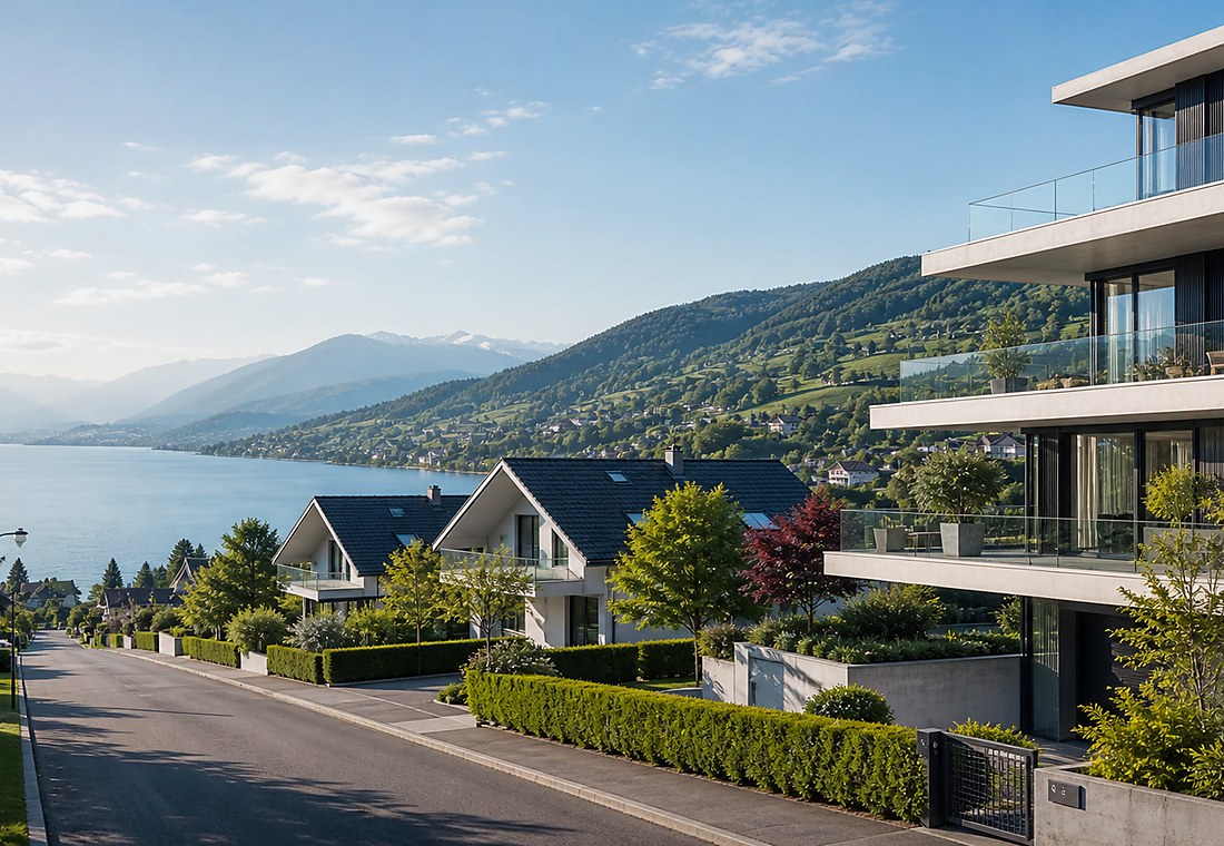 Visuel immobilier premium local pour Fontaines-sur-Grandson