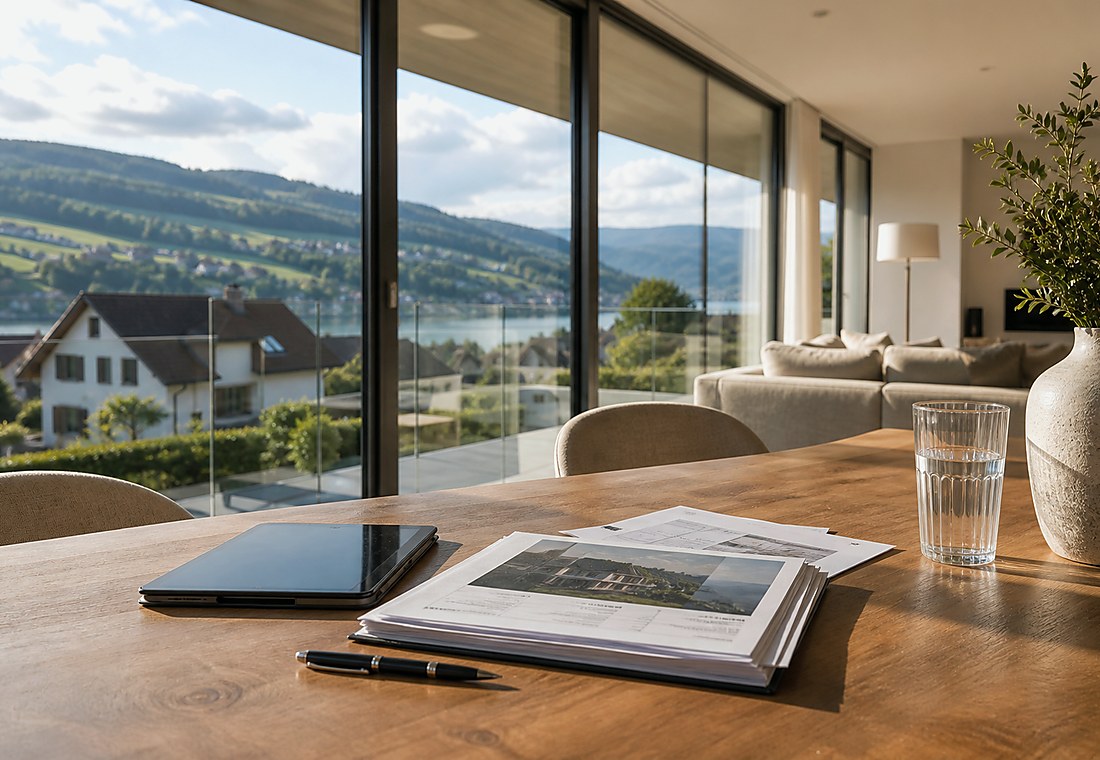 Visuel immobilier premium local pour Forel (Lavaux)