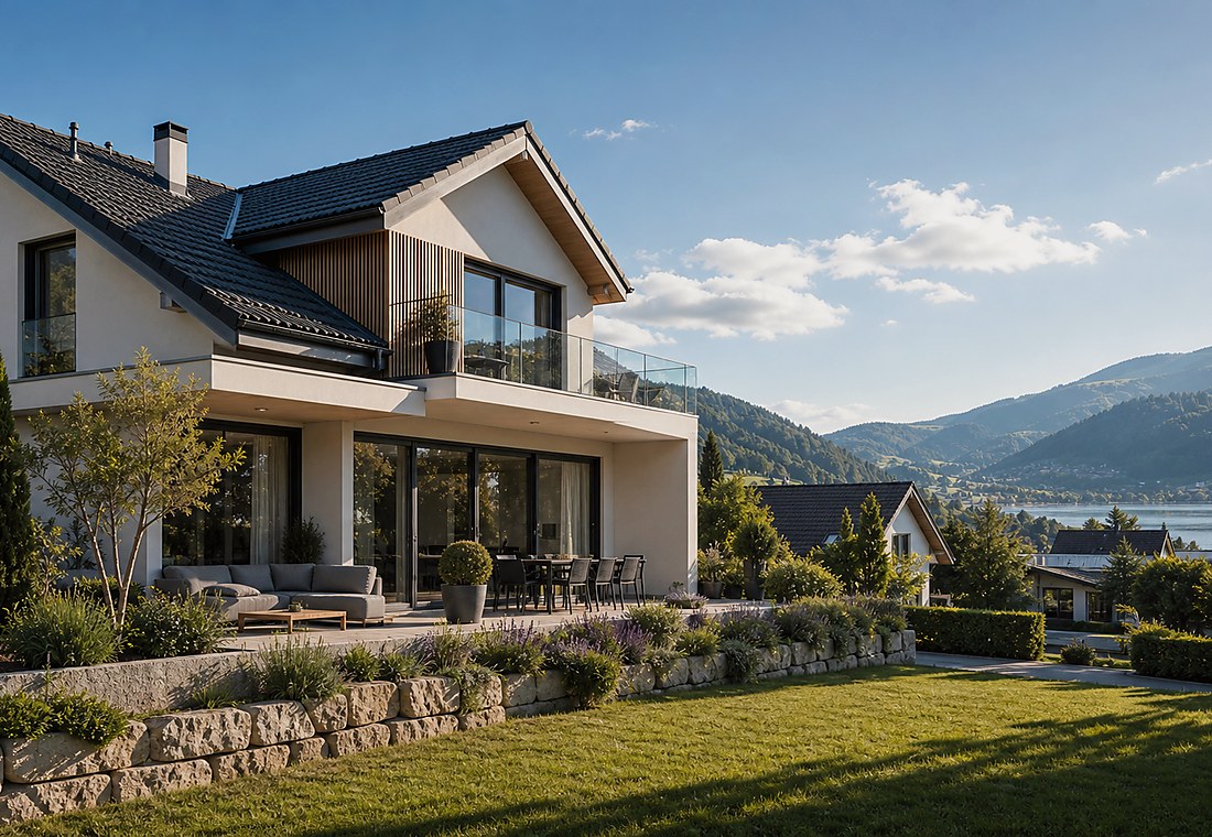 Visuel immobilier premium local pour Freienbach
