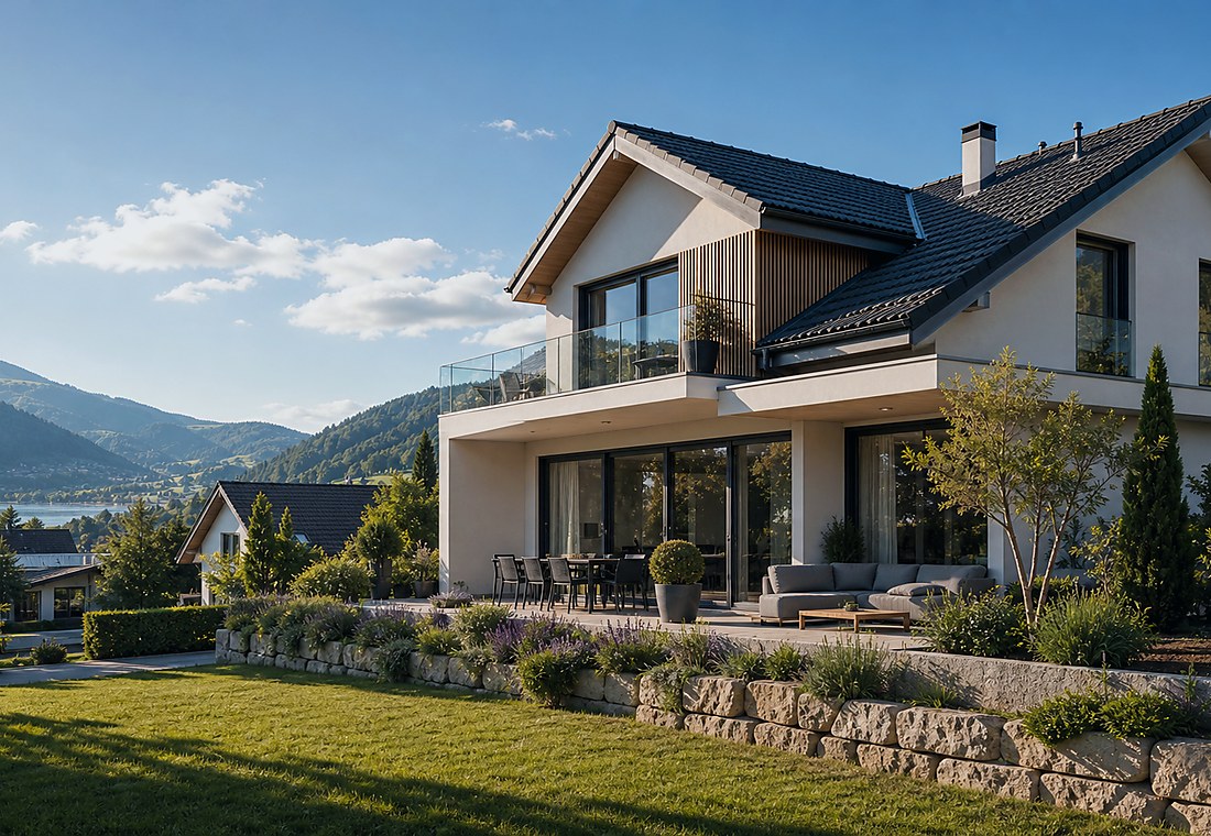 Visuel immobilier premium local pour Freienwil