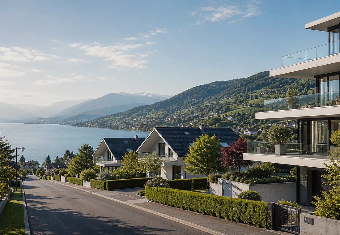Visuel immobilier premium local pour Gampel-Bratsch