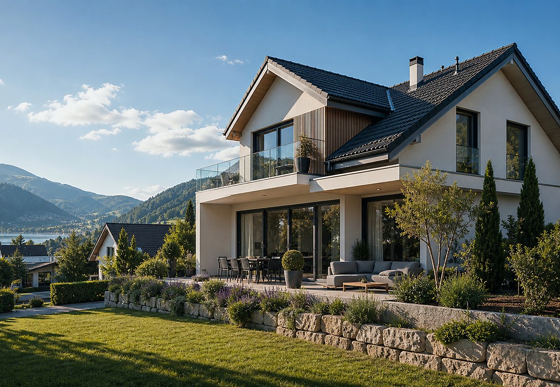Visuel immobilier premium local pour Giffers