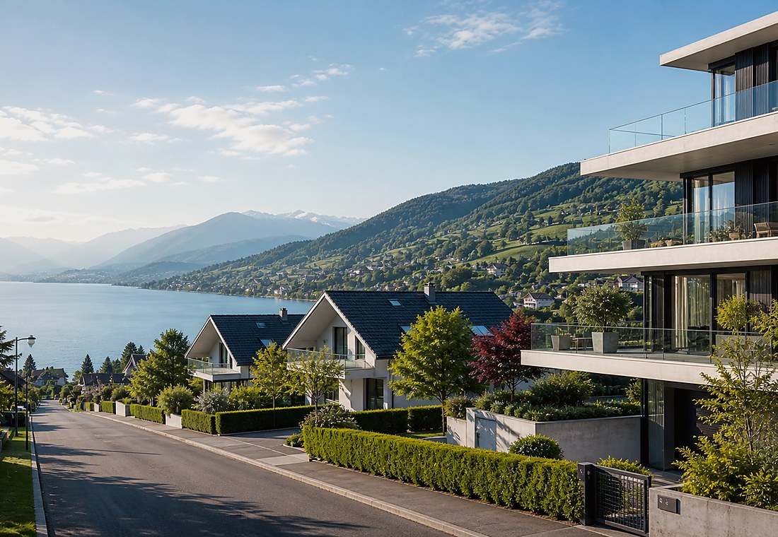 Visuel immobilier premium local pour Gletterens