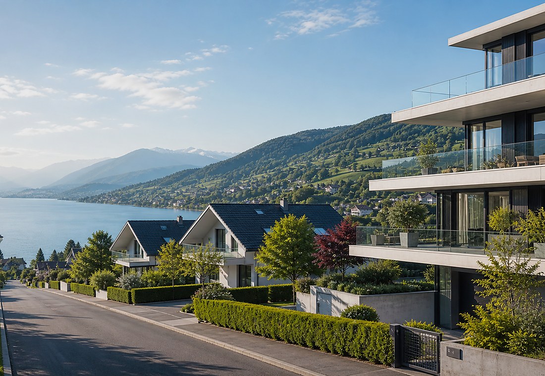 Visuel immobilier premium local pour Gontenschwil