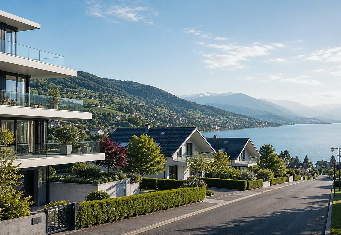 Visuel immobilier premium local pour Gränichen