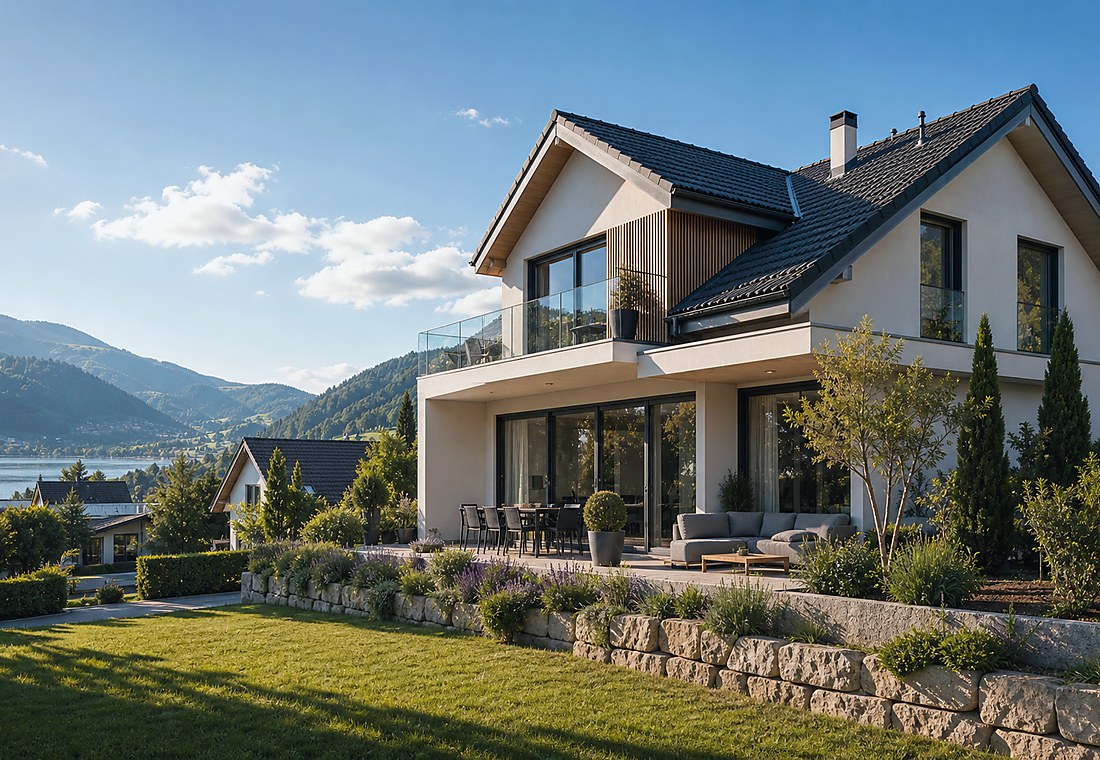 Visuel immobilier premium local pour Grimisuat