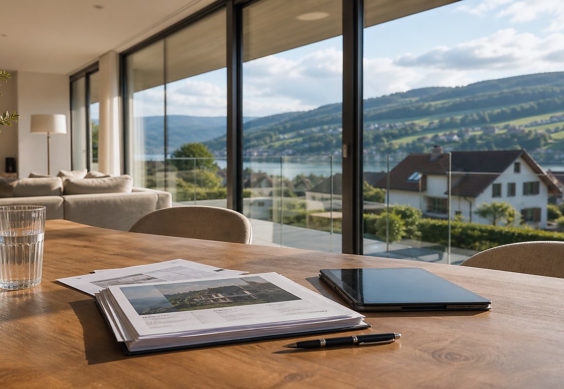 Visuel immobilier premium local pour Grindelwald