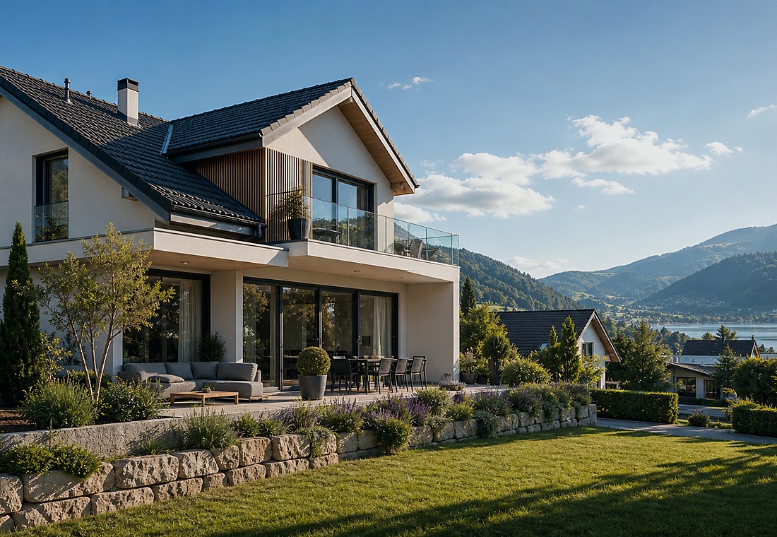 Visuel immobilier premium local pour Gsteig