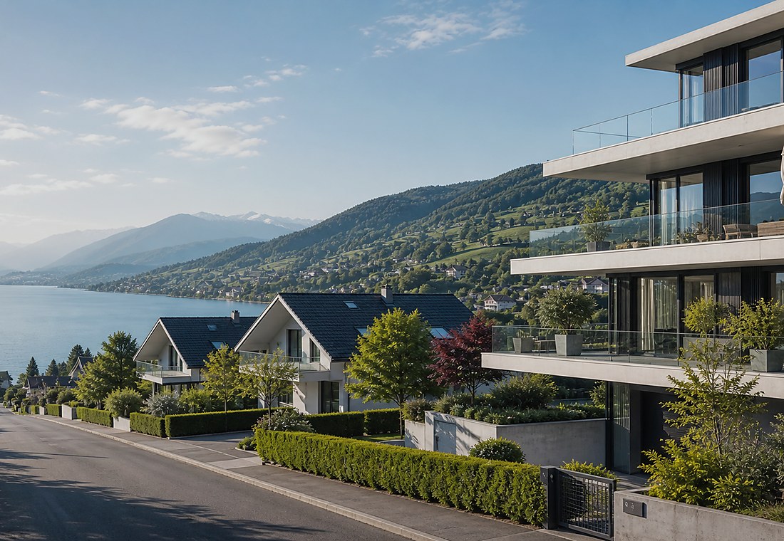Visuel immobilier premium local pour Gündlischwand