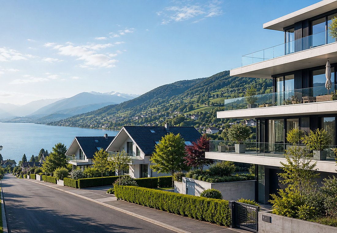 Visuel immobilier premium local pour Gurbrü