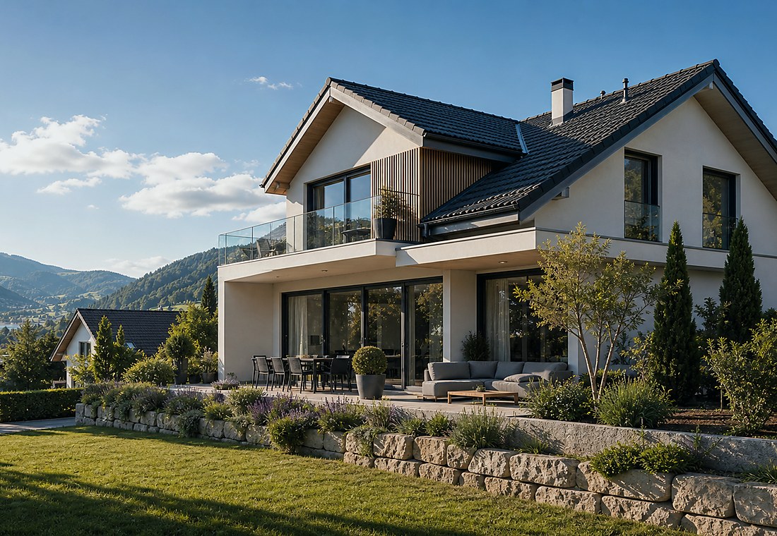Visuel immobilier premium local pour Gurmels