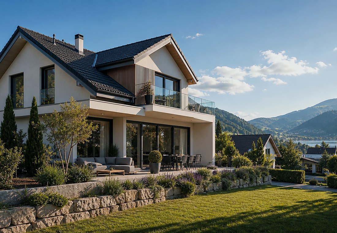 Visuel immobilier premium local pour Hallwil