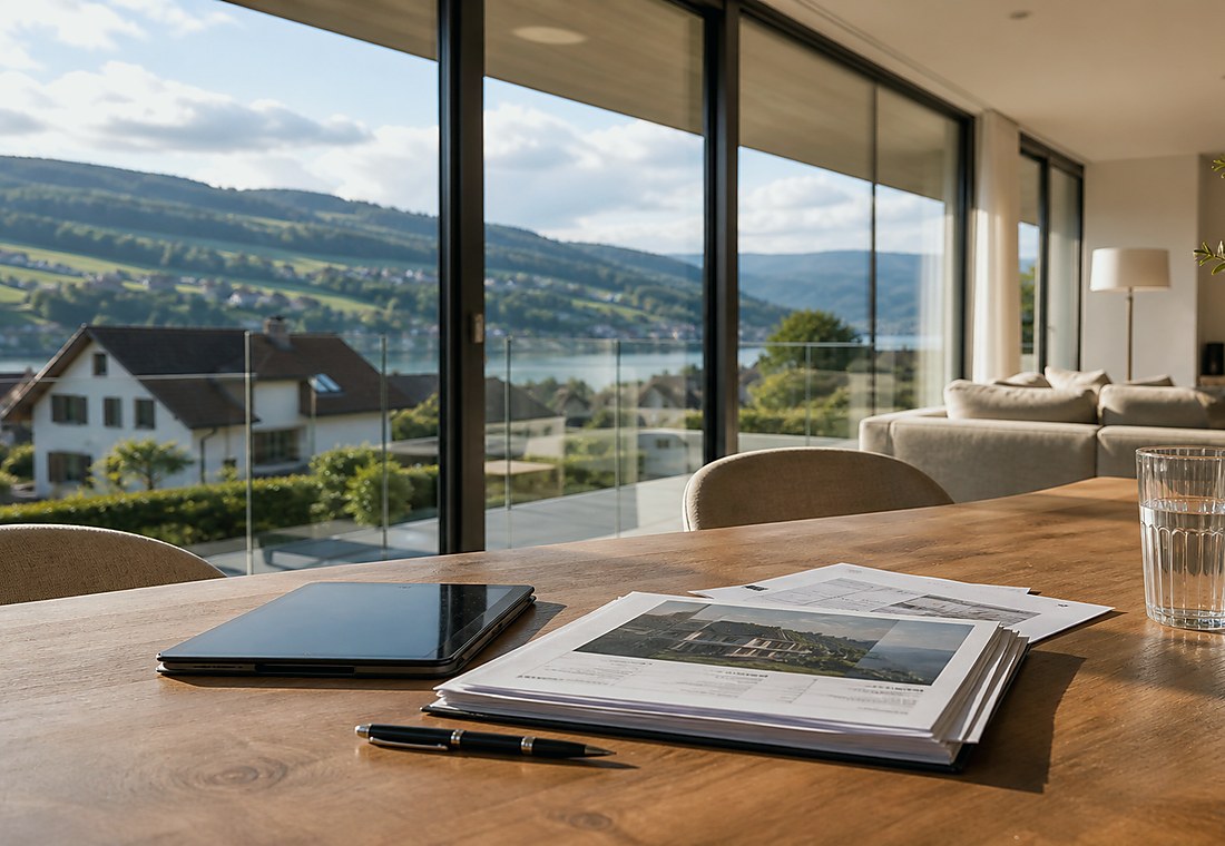 Visuel immobilier premium local pour Heiden