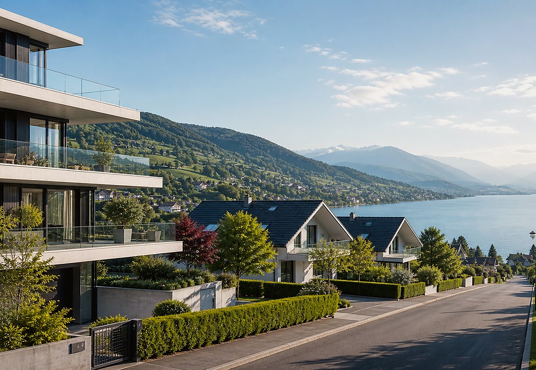 Visuel immobilier premium local pour Herdern