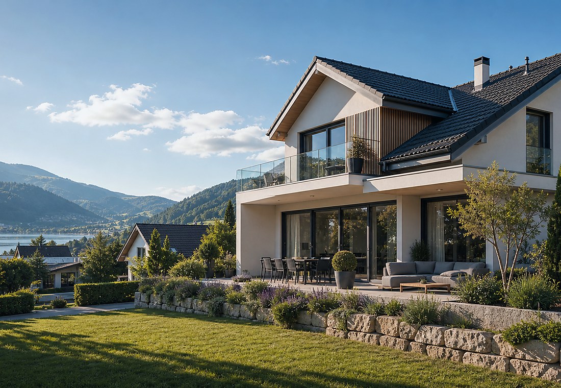 Visuel immobilier premium local pour Hochdorf