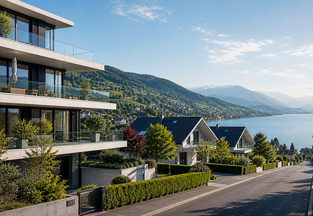Visuel immobilier premium local pour Hochwald