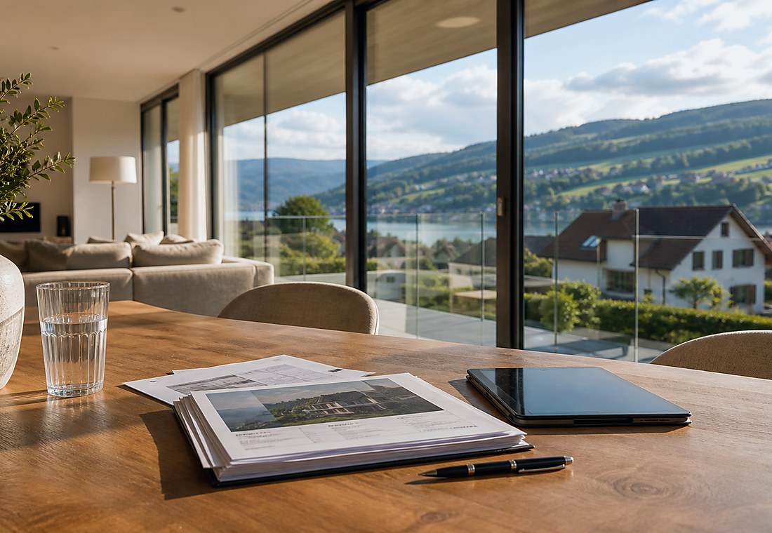 Visuel immobilier premium local pour Holderbank (SO)