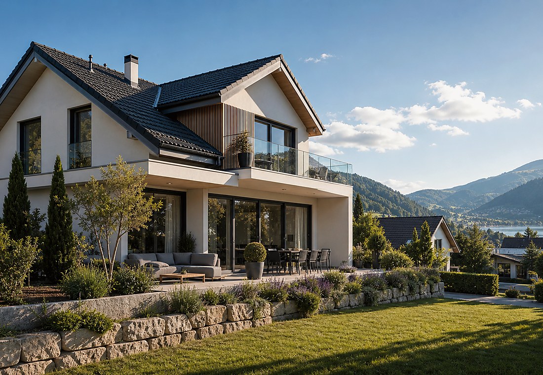 Visuel immobilier premium local pour Holziken