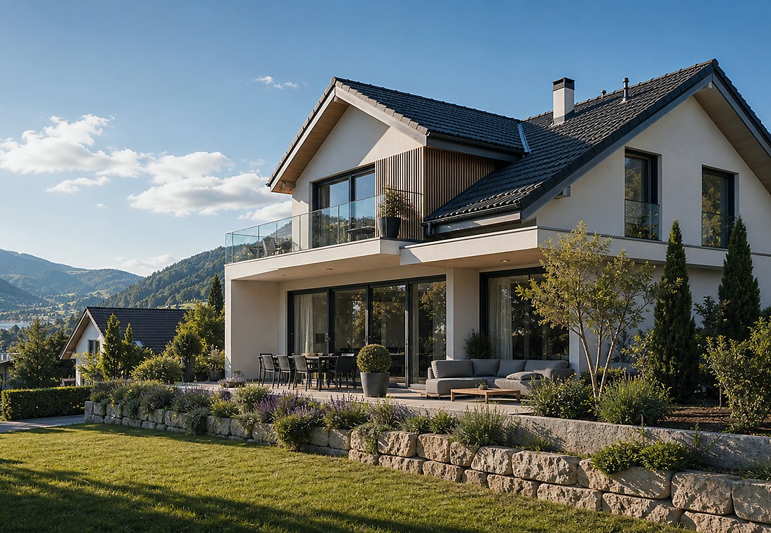 Visuel immobilier premium local pour Hubersdorf