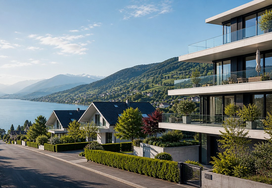 Visuel immobilier premium local pour Ittigen