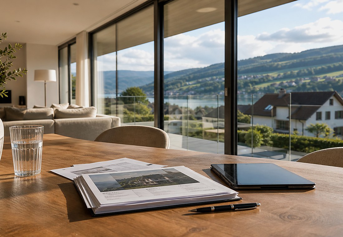 Visuel immobilier premium local pour Kandersteg